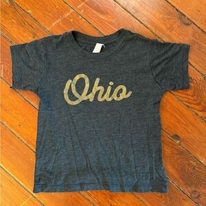 Ohio Kids Short Sleeve Tee in Dark Gray